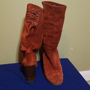 Coach suede boots